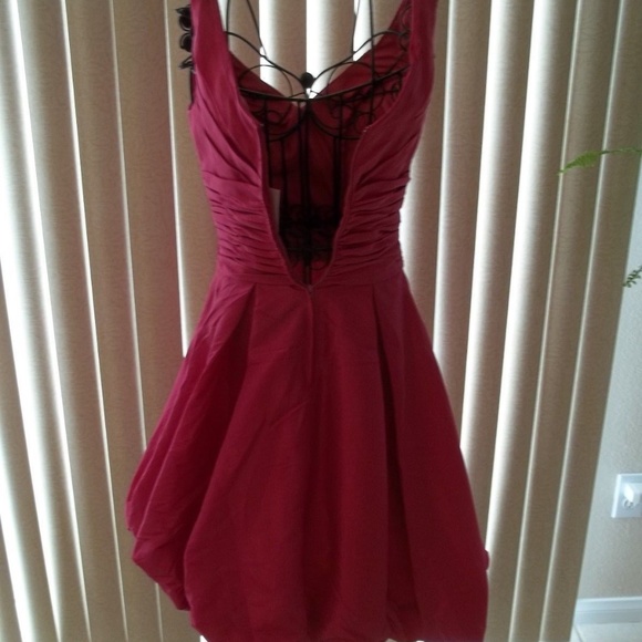 NWT! JALIS BRIDAL CORAL PINK FORMAL PARTY DRESS SIZE 4 - Picture 6 of 8